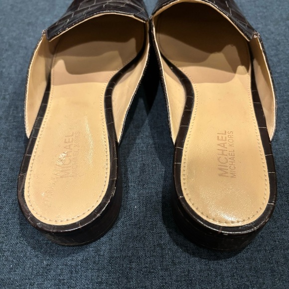Michael Kors Croc Mule Loafers - Picture 4 of 6